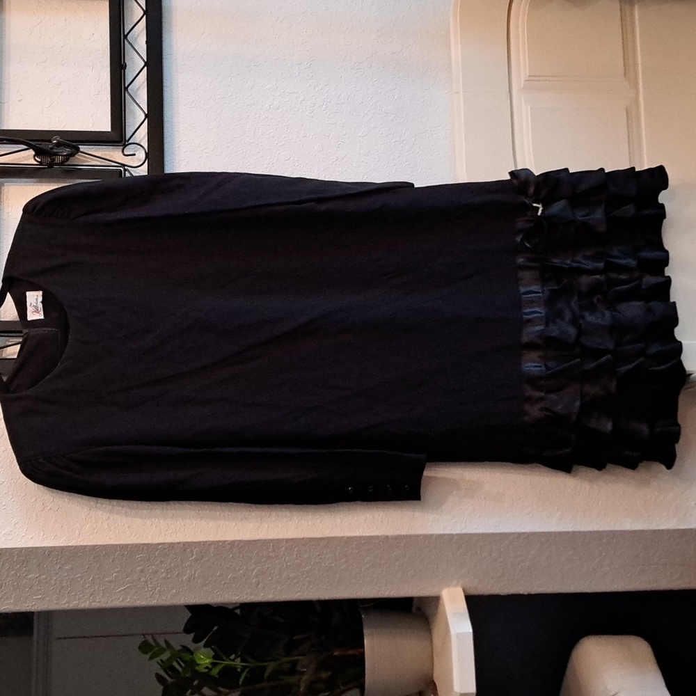 The Kollection LTD Black vintage dress 80s size 14